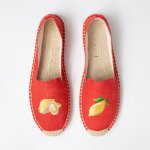 画像7: French-fried potato flat Espadrille loafers pumps shoes レディース フライドポテト ピザ フラット エスパドリーユ シューズ 靴 サンダル・ミュール フラットパンプス　 (7)