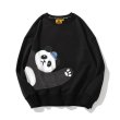 画像1: Unisex  Panda print sweatshirts & hoodie　男女兼用パンダプリントスウェットトレーナー&フーディ  パーカー (1)