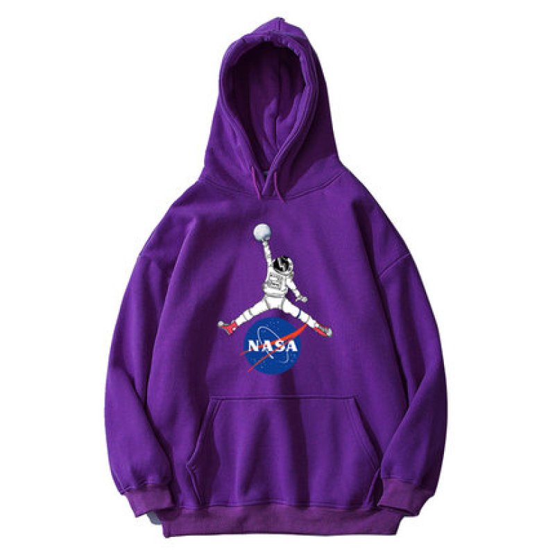 画像7: Unisex nasa astronaut dunk clothes graffiti hoodie　男女兼用NASAナサシューティングペイント フーディスウェット  パーカー (7)