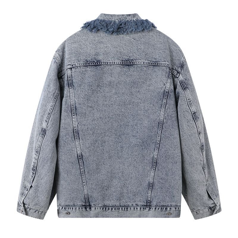 画像2: Womens Fringe denim jacket   フリンジデニムジャケット (2)