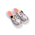 画像5: sponge cake thick-soled round toe casual one-step half-drag single shoes  スポンジケーキプラットフォーム厚底ハーフパンプス　ミュール　スリッパ (5)