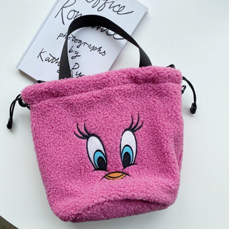 画像2: Tweety messenger small Tote shoulder bag  トゥイーティスモールメッセージトート ショルダーバック (2)