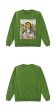 画像13: Unisex Mona Lisa &Smile oil paintinground neck sweater　男女兼用パロディーモナリザ &スマイルスウェットプルオーバー トレーナー (13)