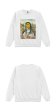 画像9: Unisex Mona Lisa &Smile oil paintinground neck sweater　男女兼用パロディーモナリザ &スマイルスウェットプルオーバー トレーナー (9)