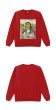 画像11: Unisex Mona Lisa &Smile oil paintinground neck sweater　男女兼用パロディーモナリザ &スマイルスウェットプルオーバー トレーナー (11)