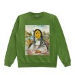画像6: Unisex Mona Lisa &Smile oil paintinground neck sweater　男女兼用パロディーモナリザ &スマイルスウェットプルオーバー トレーナー (6)