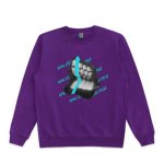 画像5: Unisex Mona Lisa loose irregular hedging round neck sweater　男女兼用パロディーモナリザ スウェットプルオーバー トレーナー (5)