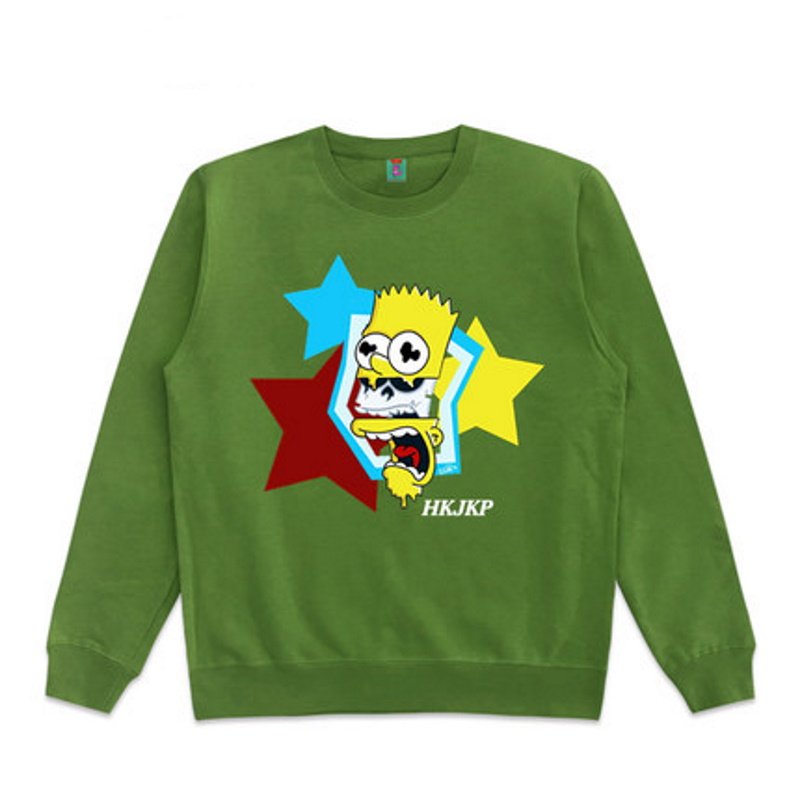 画像4: Unisex Spoofing Simpson round neck sweater　男女兼用なりすましシンプソンスウェットプルオーバー トレーナー (4)