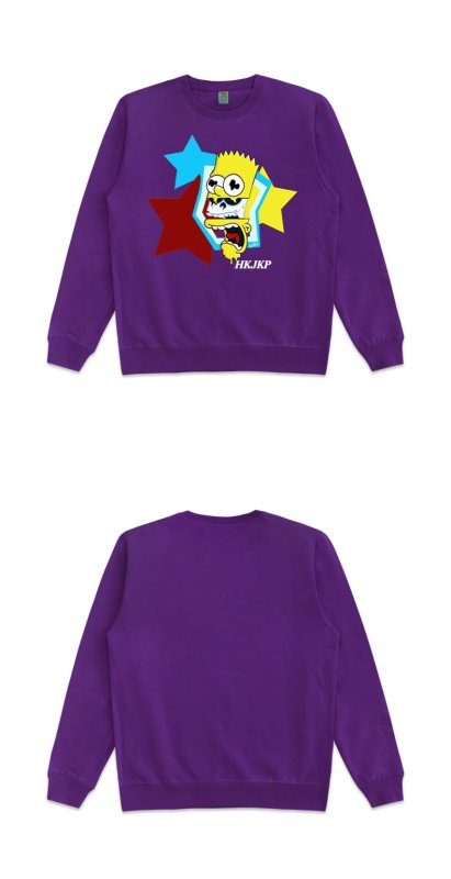 画像10: Unisex Spoofing Simpson round neck sweater　男女兼用なりすましシンプソンスウェットプルオーバー トレーナー (10)