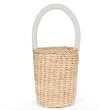 画像1:  Pearl handle bucket basket bag　  パールハンドルバケットカゴバック (1)