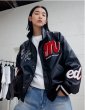 画像2: 21SS M.E.D.M MEDM BASEBALL JACKET Stadium uniform jacket blouson ユニセックス 男女兼用  Mロゴ スタジアムジャンパー スタジャン MA-1 ボンバー ジャケット ブルゾン (2)