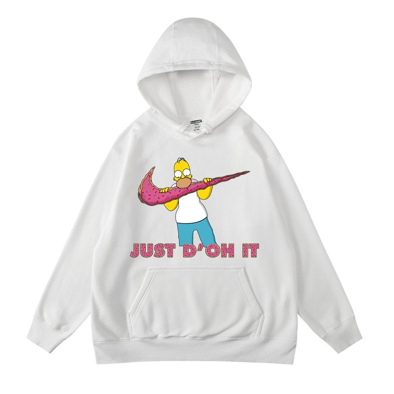 画像3: Unisex  Homer Simpson sweater Hoody　男女兼用Homer Simpsonホーマーシンプソンスウェットフーディ パーカープルオーバー  (3)