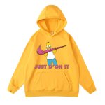画像4: Unisex  Homer Simpson sweater Hoody　男女兼用Homer Simpsonホーマーシンプソンスウェットフーディ パーカープルオーバー  (4)