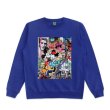 画像2: Unisex  oil painting Mickey stitching poster round neck sweater　男女兼用オイルペイントミッキーステッチポスタースウェットプルオーバー トレーナー (2)