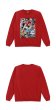 画像10: Unisex  oil painting Mickey stitching poster round neck sweater　男女兼用オイルペイントミッキーステッチポスタースウェットプルオーバー トレーナー (10)