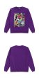 画像9: Unisex  oil painting Mickey stitching poster round neck sweater　男女兼用オイルペイントミッキーステッチポスタースウェットプルオーバー トレーナー (9)