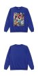 画像7: Unisex  oil painting Mickey stitching poster round neck sweater　男女兼用オイルペイントミッキーステッチポスタースウェットプルオーバー トレーナー (7)