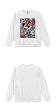 画像6: Unisex  oil painting Mickey stitching poster round neck sweater　男女兼用オイルペイントミッキーステッチポスタースウェットプルオーバー トレーナー (6)