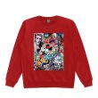 画像5: Unisex  oil painting Mickey stitching poster round neck sweater　男女兼用オイルペイントミッキーステッチポスタースウェットプルオーバー トレーナー (5)