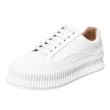 画像9: Women's Leather platform   Lace-up leather Sneakers  レースアップレザープラットフォーム厚底スニーカー (9)