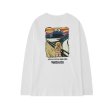 画像2: Unisex Munch's Scream Parody Long Sleeve T-shirt　男女兼用ムンクパロディ長袖T シャツプル オーバー  (2)