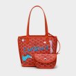 画像3: Woman’s Mini graffiti paint Tote handbag cube tote bag portable bucket bag  モノグラム  グラフィック ペイント プリント トート ハンドバック　 (3)