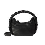 画像11: woven crescent single shoulder small messenger bag tote bag  クレセント編み込み トート ショルダースモールバック (11)