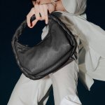 画像10: woven crescent single shoulder small messenger bag tote bag  クレセント編み込み トート ショルダースモールバック (10)