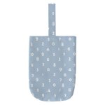 画像10: Woman’s  environmental protection canvas portable handbag tote bag 　キャンバスナンバー数字ロゴ バケットトート ハンドバック エコバック　 (10)