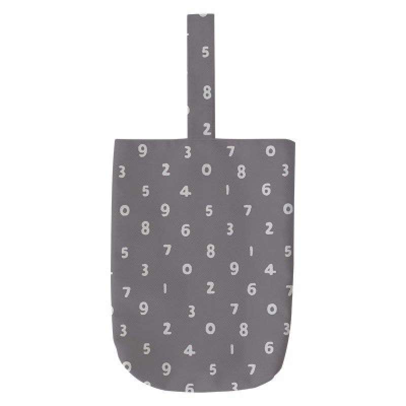 画像5: Woman’s  environmental protection canvas portable handbag tote bag 　キャンバスナンバー数字ロゴ バケットトート ハンドバック エコバック　 (5)