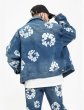 画像5: Washed Blue Printed denim jacket G Jean Jacket blouson  ユニセックス 男女兼用ウォッシュドブループリント デニムGジャケット ブルゾン (5)