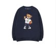 画像7: Unisex Basket bear round neck sweatshirt　男女兼用 バスケットベア プリントスウェットプルオーバー トレーナー (7)