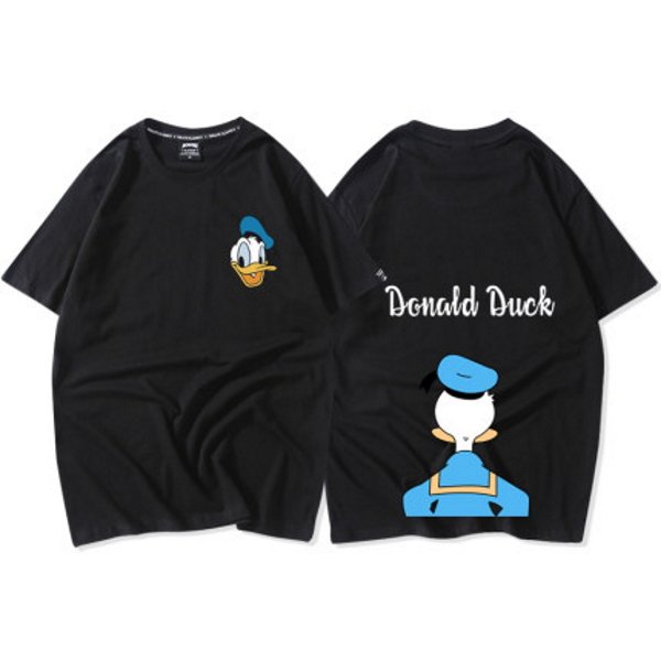 画像1: 21 Donald Duck  Daisy Duck hort-sleeved T-shirt ドナルドダック デイジーダック 半袖Ｔシャツ ユニセックス 男女兼用 (1)