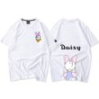 画像9: 21 Donald Duck  Daisy Duck hort-sleeved T-shirt ドナルドダック デイジーダック 半袖Ｔシャツ ユニセックス 男女兼用 (9)