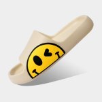 画像9: Smile slippers flip flops soft bottom sandals slippers 家族でOK スマイル ニコちゃん プラットフォームフリップフロップ  サンダルシャワーサンダル ビーチサンダル ユニセックス 男女兼用　 (9)