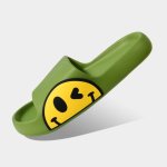 画像10: Smile slippers flip flops soft bottom sandals slippers 家族でOK スマイル ニコちゃん プラットフォームフリップフロップ  サンダルシャワーサンダル ビーチサンダル ユニセックス 男女兼用　 (10)
