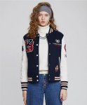 画像7: 21 Teenie Weenie Bear BASEBALL JACKET baseball uniform jacket Varsity Jackets Letterman blouson ティニーウィニー テディベア 熊 刺繍 スタジアムジャンパー スタジャン MA-1 ボンバー ジャケット ブルゾン (7)