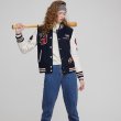 画像5: 21 Teenie Weenie Bear BASEBALL JACKET baseball uniform jacket Varsity Jackets Letterman blouson ティニーウィニー テディベア 熊 刺繍 スタジアムジャンパー スタジャン MA-1 ボンバー ジャケット ブルゾン (5)