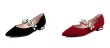 画像6:  leather flat pearl pumps  shoes  レザーパール付きフラットパンプス　 (6)