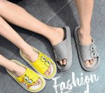 画像9: unisex sponge bob slippers flip flops soft bottom sandals slippers 　男女兼用スポンジボブプラットフォーム フリップフロップ サンダルシャワーサンダル ビーチサンダル ユニセックス (9)
