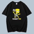 画像3: Unisex Camouflage Simpson CARRY NOPrint  cotton short-sleeved T-shirt  sweater　男女兼用 迷彩 シンプソン プリントショートスリーブ半袖Tシャツ (3)