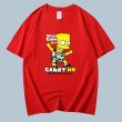 画像5: Unisex Camouflage Simpson CARRY NOPrint  cotton short-sleeved T-shirt  sweater　男女兼用 迷彩 シンプソン プリントショートスリーブ半袖Tシャツ (5)