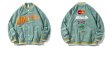 画像3: corduroy BASEBALL JACKET  uniform jacket blouson ユニセックス 男女兼用 レターロゴ スタジアムジャンパー スタジャン MA-1 ボンバー ジャケット ブルゾン (3)