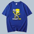 画像8: Unisex Camouflage Simpson CARRY NOPrint  cotton short-sleeved T-shirt  sweater　男女兼用 迷彩 シンプソン プリントショートスリーブ半袖Tシャツ (8)