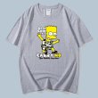 画像7: Unisex Camouflage Simpson CARRY NOPrint  cotton short-sleeved T-shirt  sweater　男女兼用 迷彩 シンプソン プリントショートスリーブ半袖Tシャツ (7)