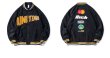 画像5: corduroy BASEBALL JACKET  uniform jacket blouson ユニセックス 男女兼用 レターロゴ スタジアムジャンパー スタジャン MA-1 ボンバー ジャケット ブルゾン (5)