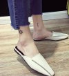 画像5: Women Baotou half slippers flat Sandals 　フラットスクエアヘッドスタッズ付き サンダル スリッパ (5)