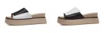 画像3: Women  Platform leather sandals   厚底レザーサンダル  スリッパ (3)