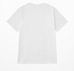 画像3: Unisex  Heart logo print cotton short-sleeved T-shirt  sweater　男女兼用 ハートプリント ショートスリーブ半袖Tシャツ (3)
