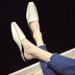 画像6: Women Baotou half slippers flat Sandals 　フラットスクエアヘッドスタッズ付き サンダル スリッパ (6)